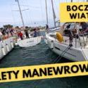 Manewry jachtem przy silnym bocznym wietrze